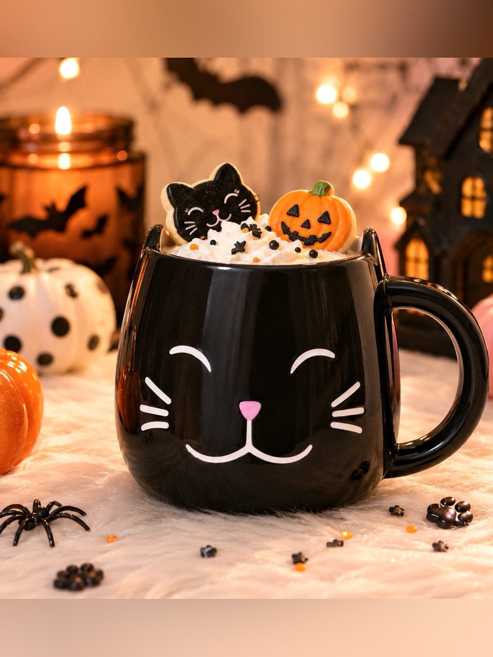 BLACK CAT MUG